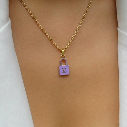Authentic Louis Vuitton Pendant Padlock Reworked Pendant