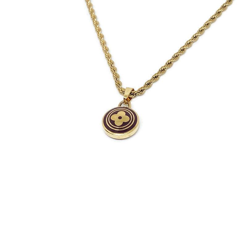 Authentic Louis Vuitton Pastilles Pendant Necklace