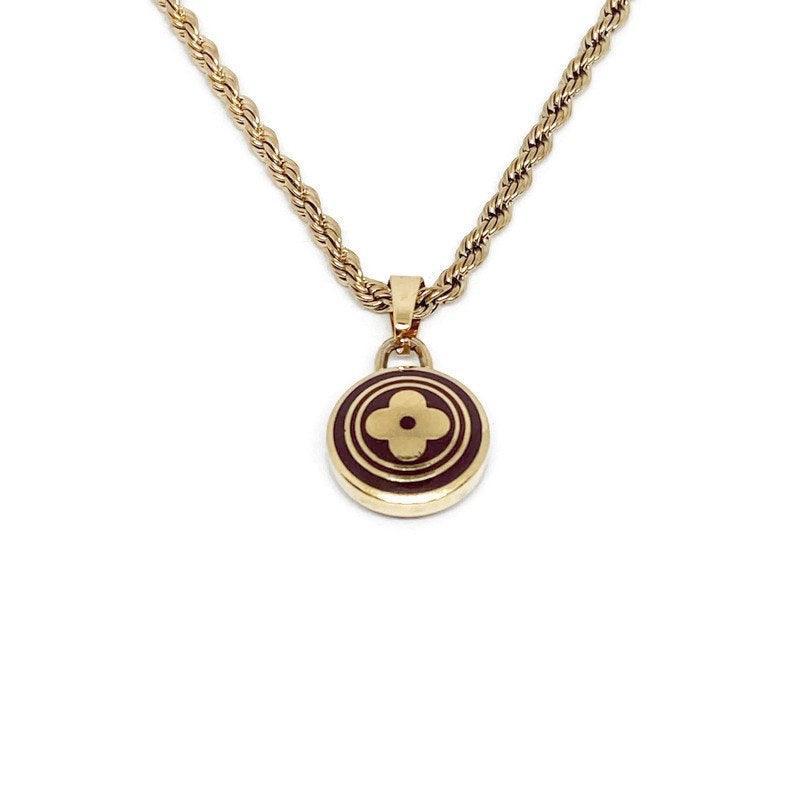 Authentic Louis Vuitton Pastilles Pendant Necklace