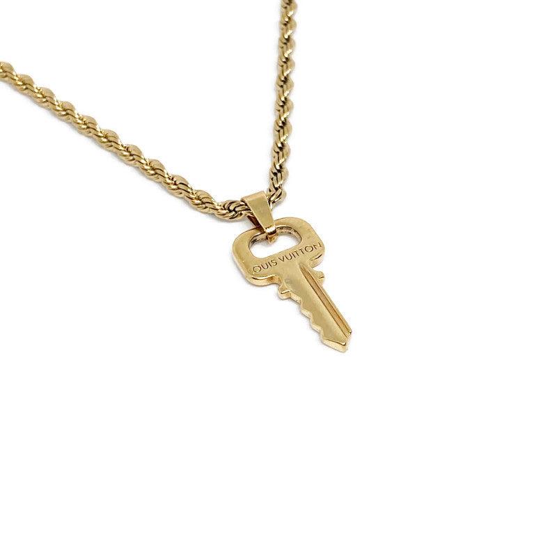 Authentic Louis Vuitton Key Pendant Necklace