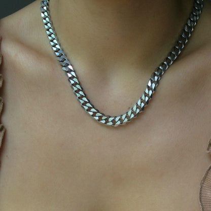 Marble Chunky Chain Necklace