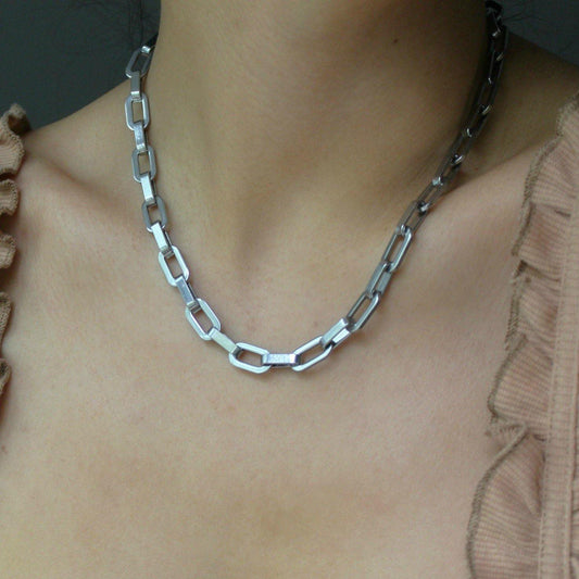 Shoreditch Geometric Chain Necklace