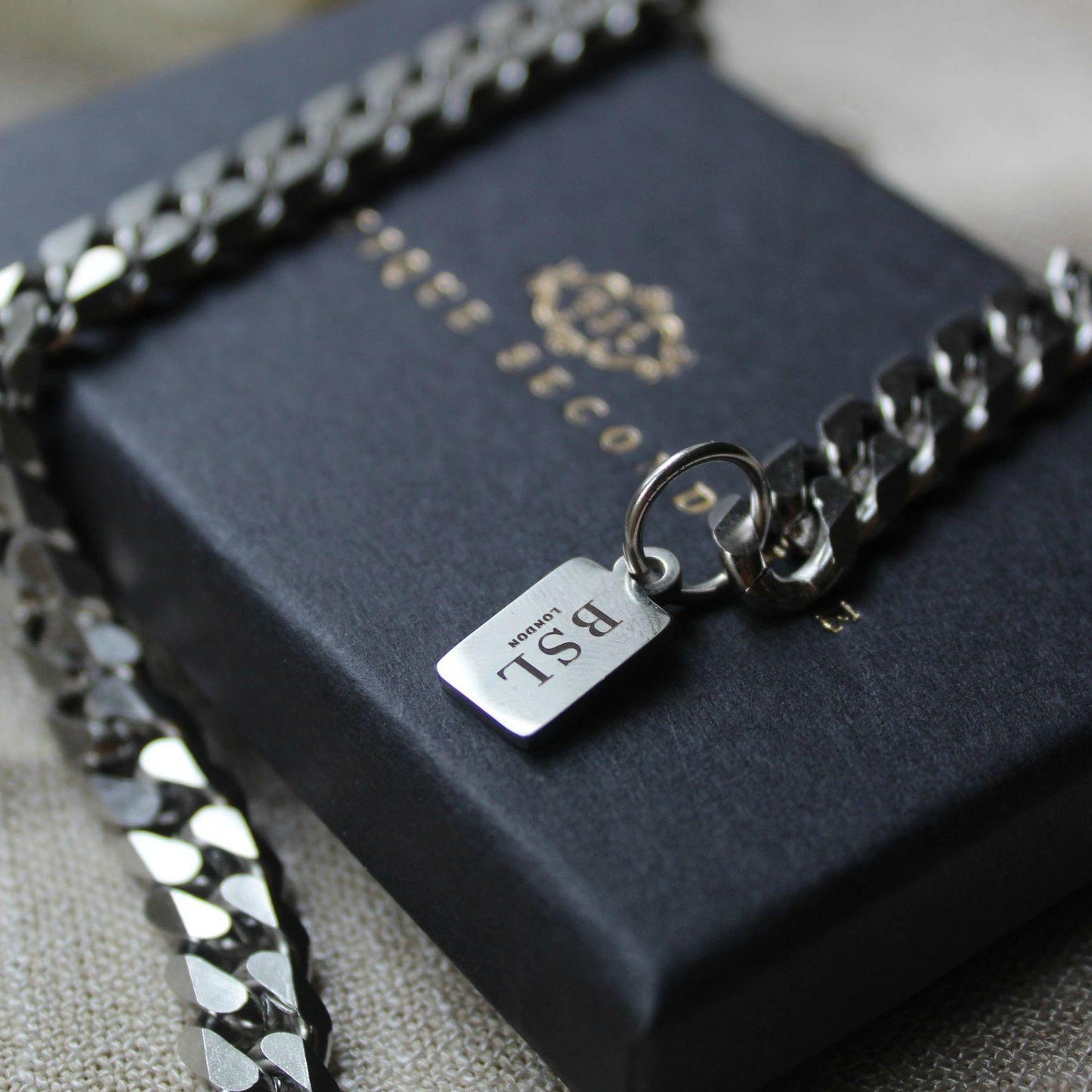 Marble Chunky Chain Necklace