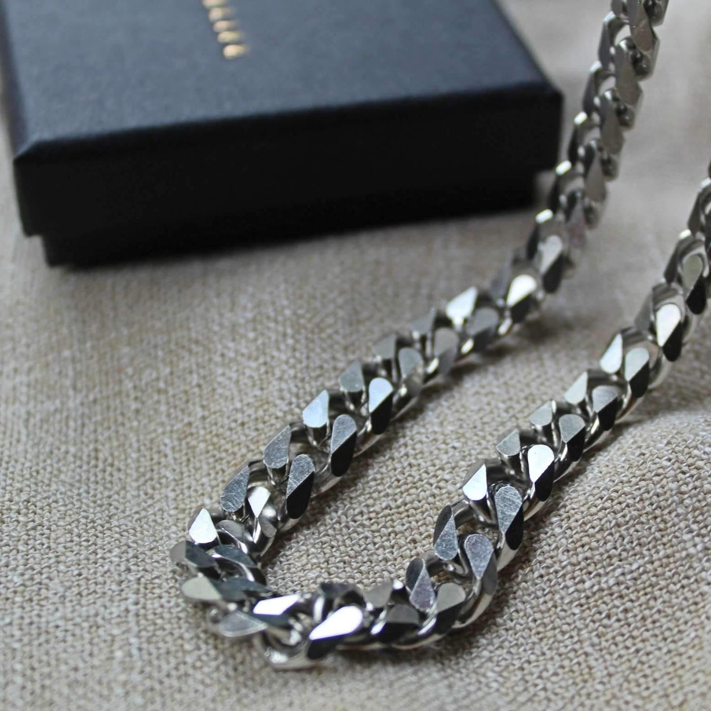 Marble Chunky Chain Necklace