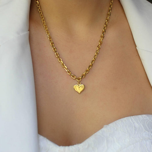 Authentic Louis Vuitton Heart Pendant Reworked Pendant