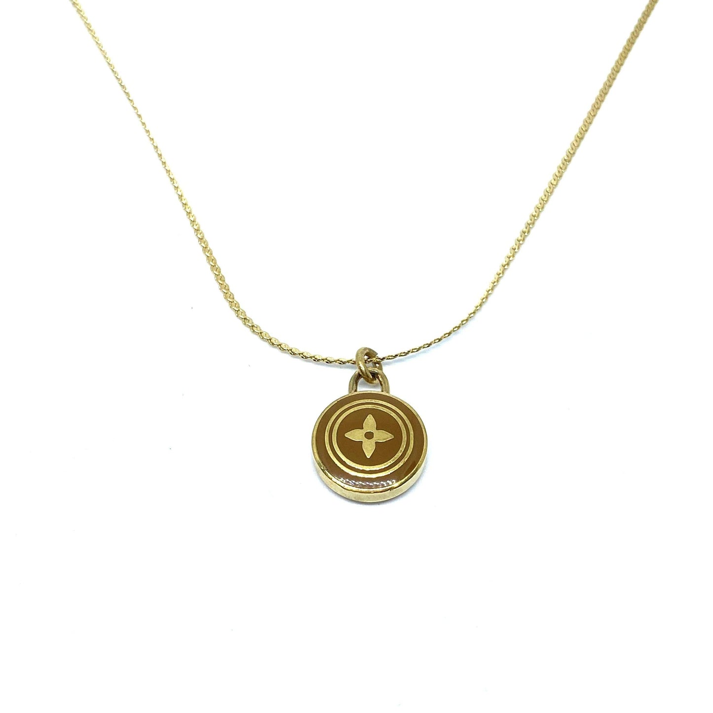 Authentic Louis Vuitton Siena Pendant Necklace