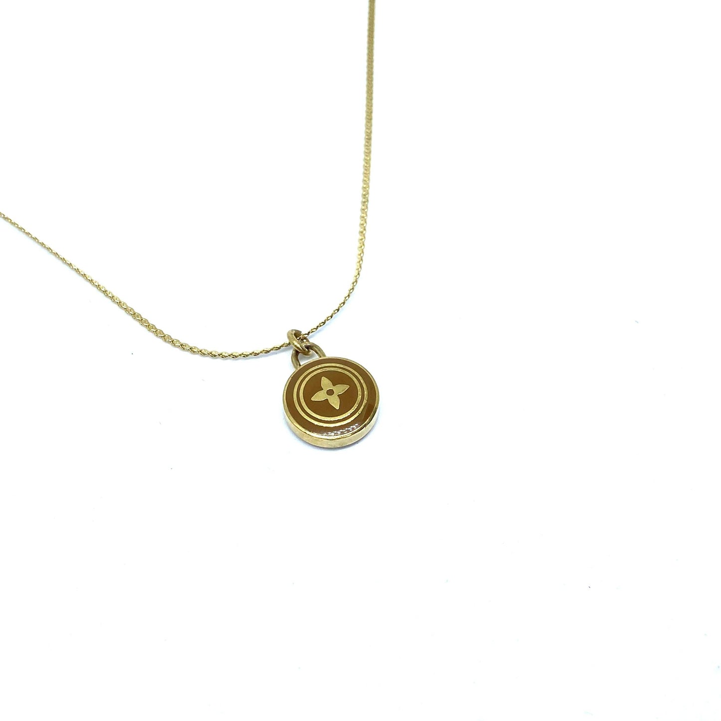 Authentic Louis Vuitton Siena Pendant Necklace