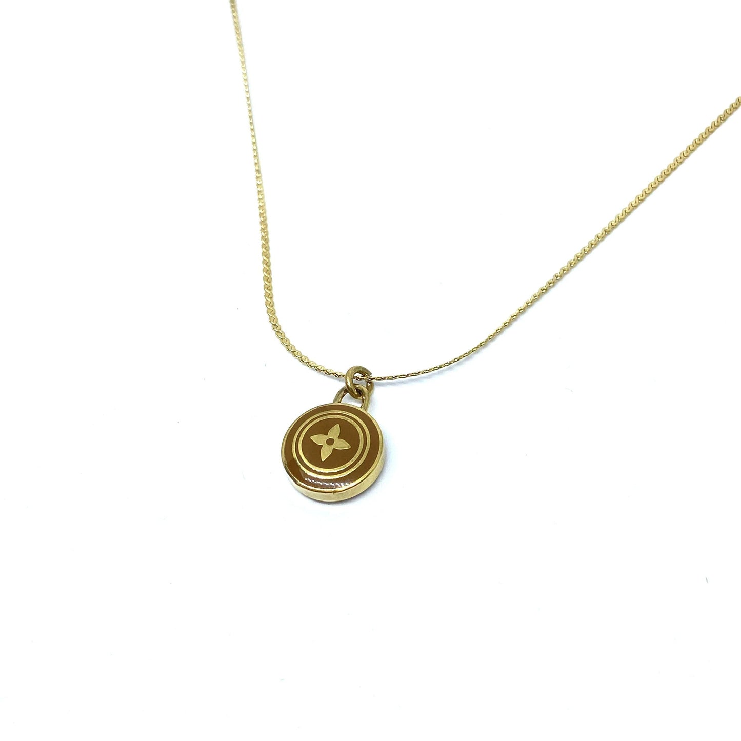 Authentic Louis Vuitton Siena Pendant Necklace