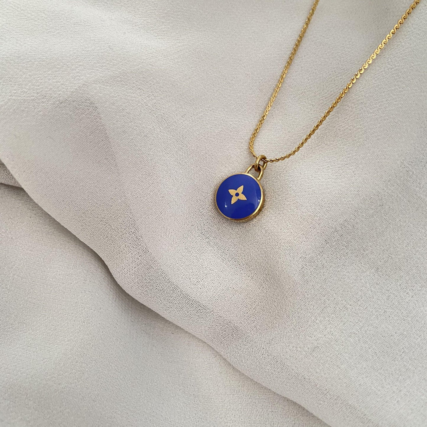 Authentic Louis Vuitton Pendant Pastilles- Reworked Necklace
