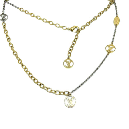 Authentic Louis Vuitton Pendant Mini Tag Reworked Choker