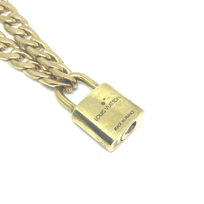 Padlock with Chunky Chain Necklace NO KEY