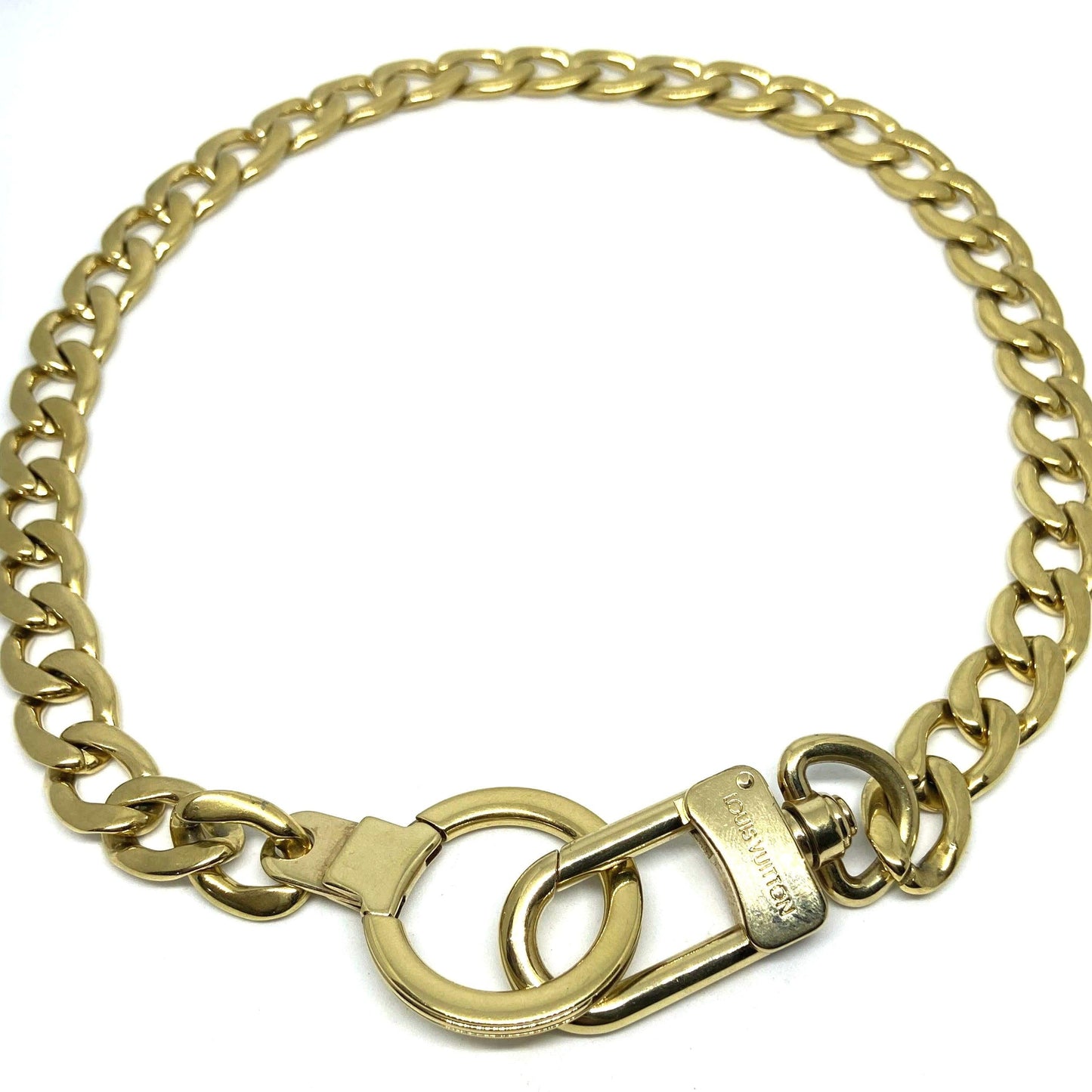Authentic Louis Vuitton Clasp Reworked Necklace