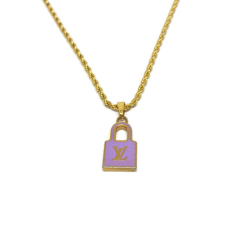 Authentic Louis Vuitton Pendant Padlock Reworked Pendant