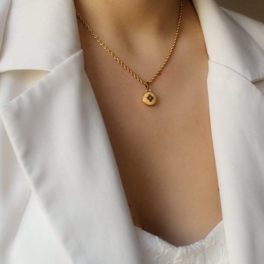 Authentic Louis Vuitton Pendant Reworked Necklace