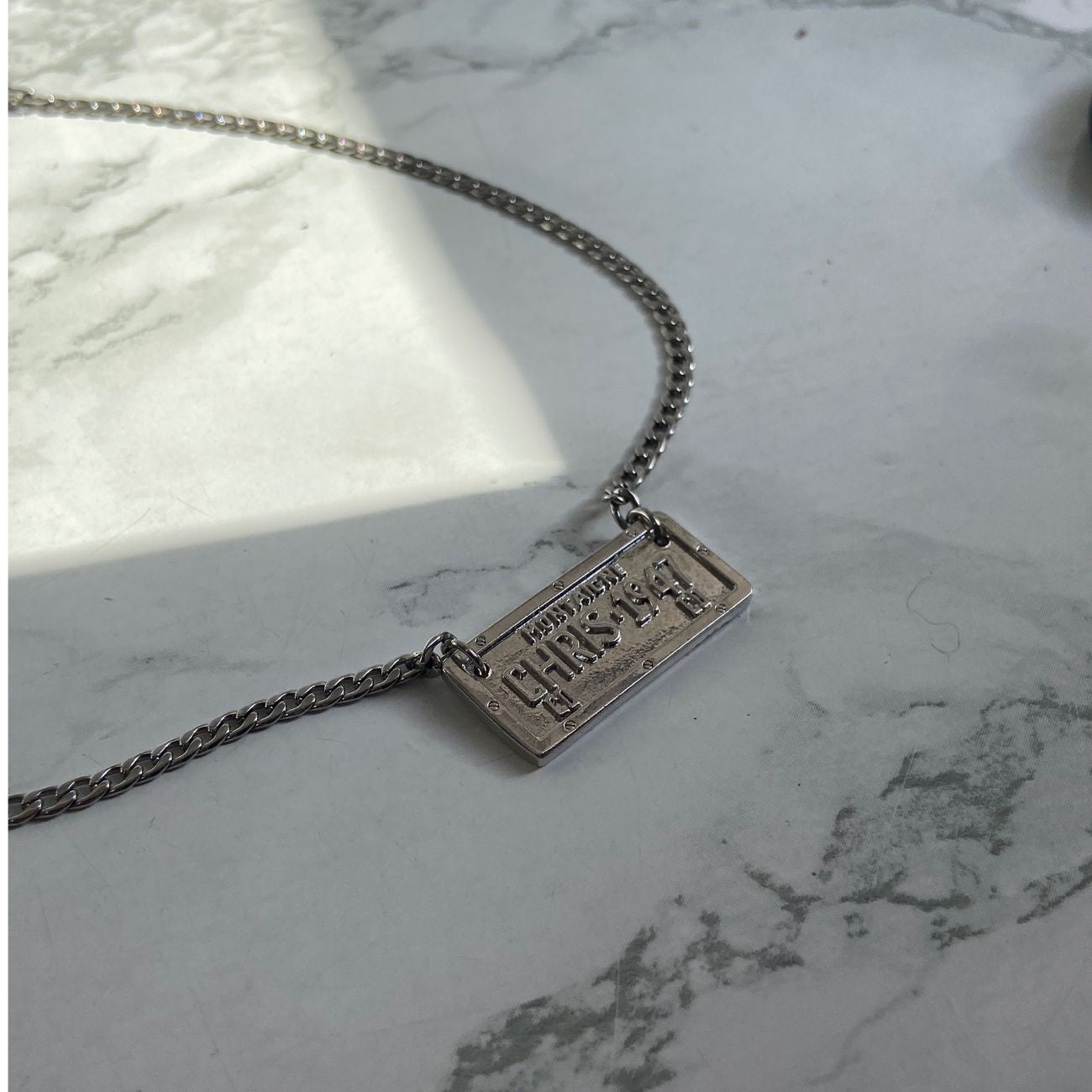 Authentic Dior Plaque Pendant- Reworked Necklace