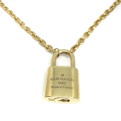 Louis Vuitton Padlock with Rolo Chain Necklace