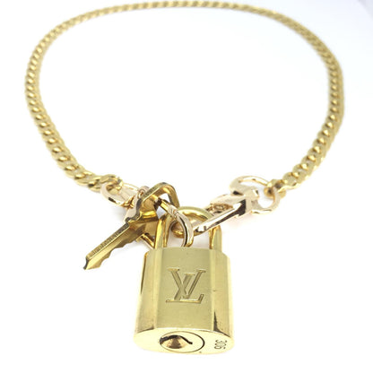Padlock with Key Necklace with Cuban Chain