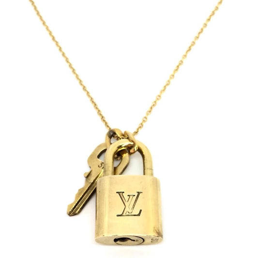 Louis Vuitton Padlock Necklace with Single Chain