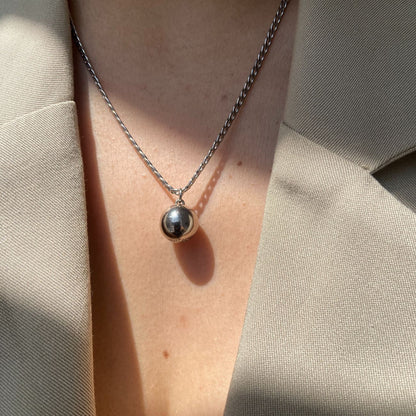 Authentic Louis Vuitton Raye Round Pendant- Reworked Necklace