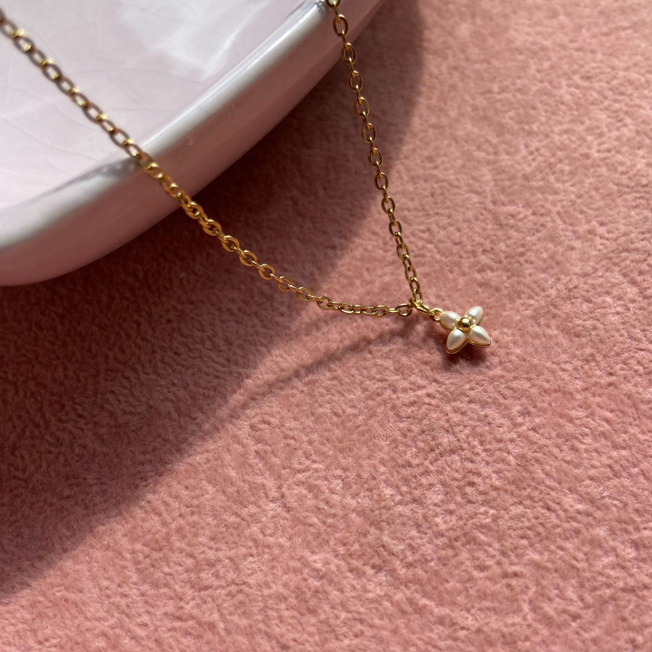 Authentic Louis Vuitton Floragram Pendant- Reworked Necklace