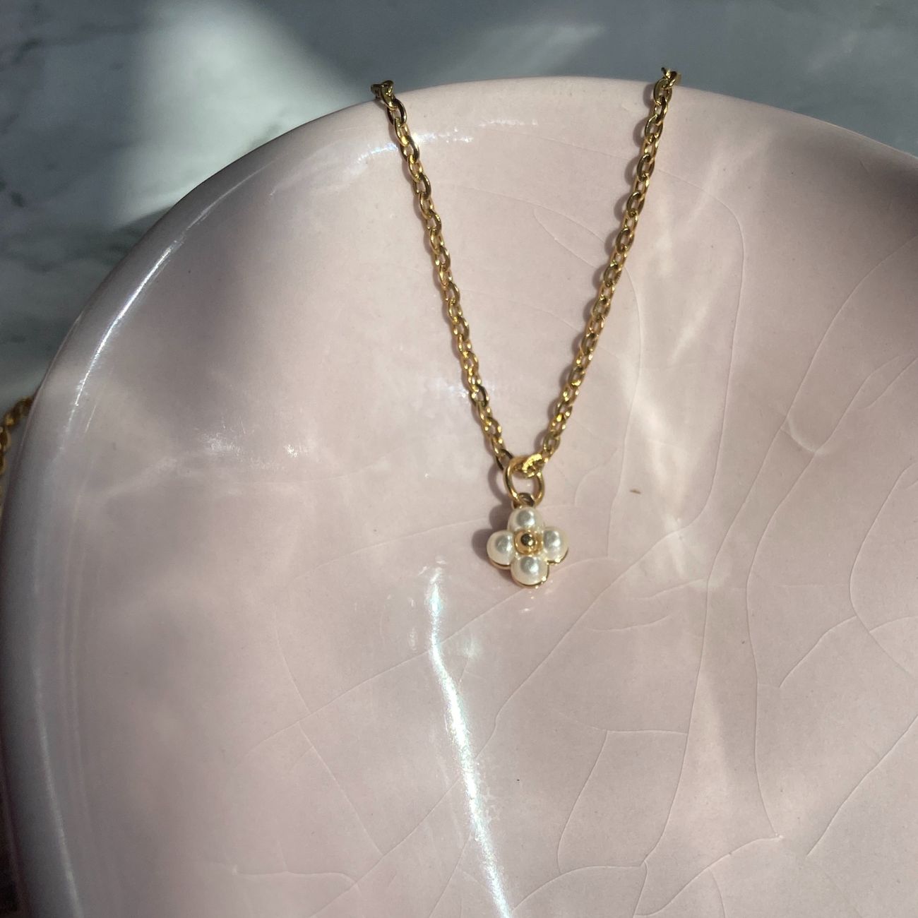 Authentic Louis Vuitton Floragram Pendant- Reworked Necklace