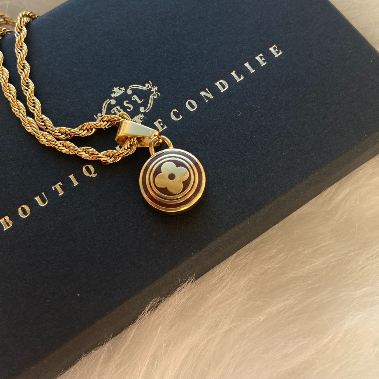Authentic Louis Vuitton Pastilles Pendant Necklace