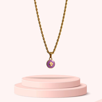 Authentic Louis Vuitton Rosewood Pendant- Necklace
