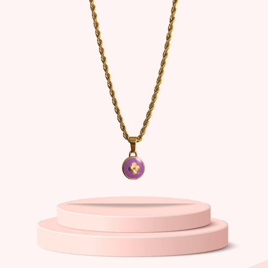 Authentic Louis Vuitton Rosewood Pendant- Necklace
