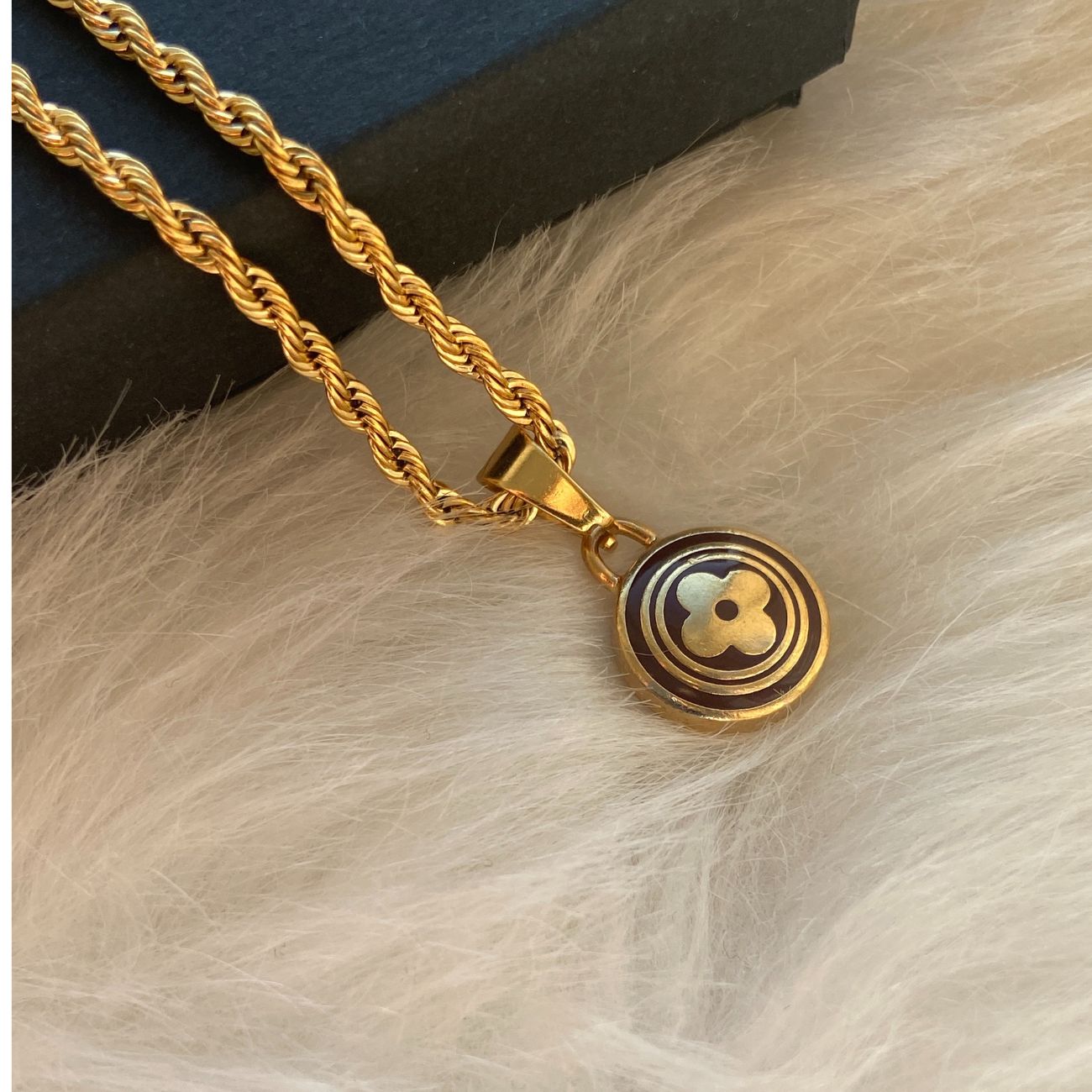 Authentic Louis Vuitton Pastilles Pendant Necklace