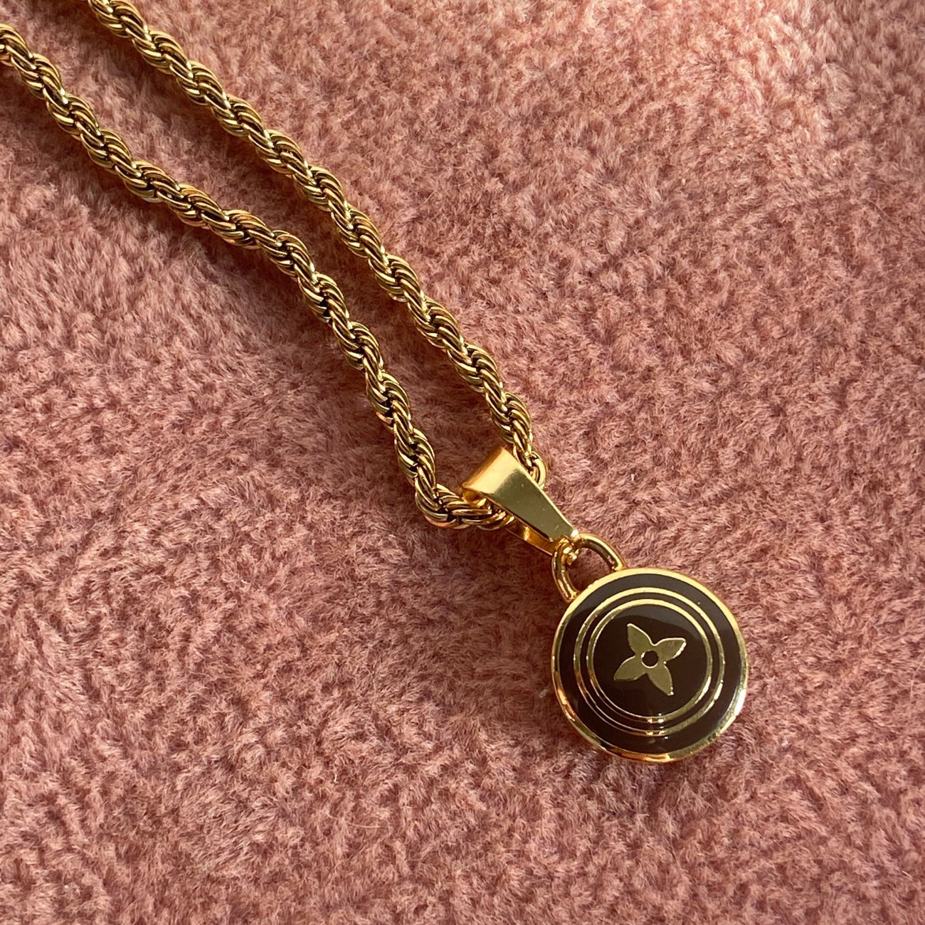 Authentic Louis Vuitton Pastilles Pendant Necklace