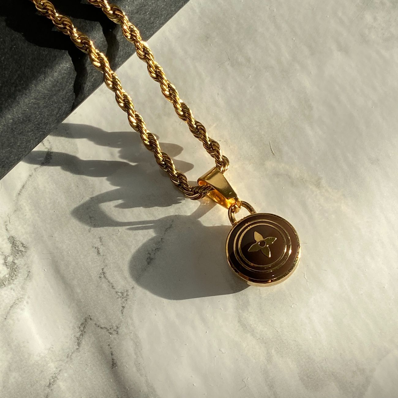 Authentic Louis Vuitton Pastilles Pendant Necklace