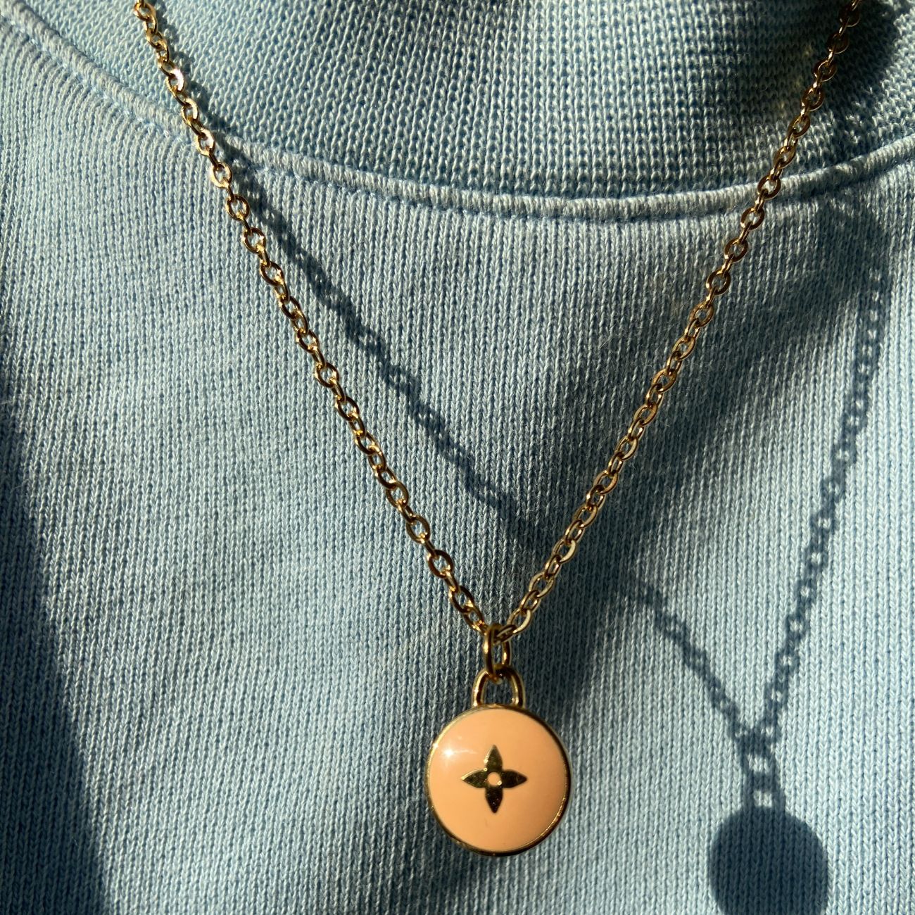 Authentic Louis Vuitton Pastilles Pendant - Reworked Necklace