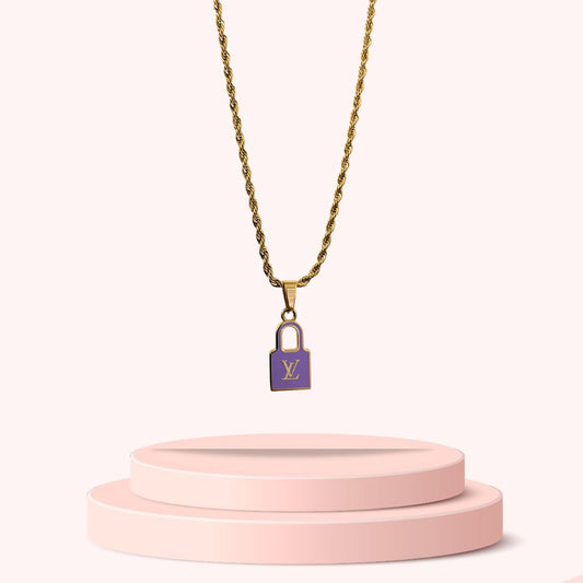 Authentic Louis Vuitton Pendant Padlock Reworked Pendant