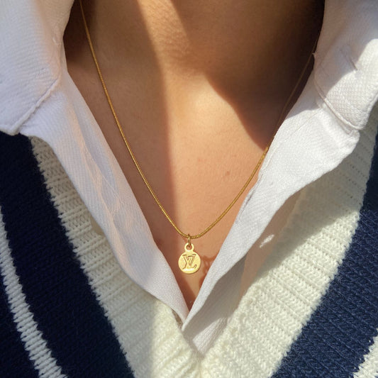 Authentic Louis Vuitton Mini Pendant - Reworked Necklace