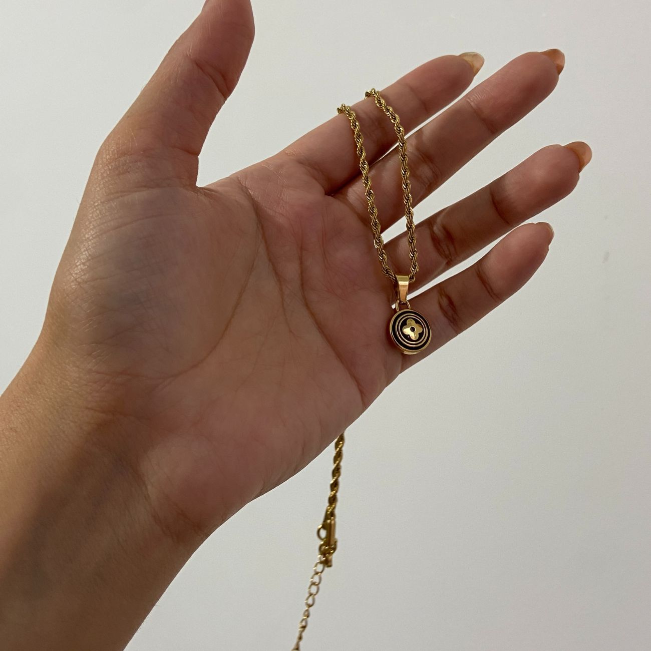 Authentic Louis Vuitton Flower Pastilles Pendant Necklace