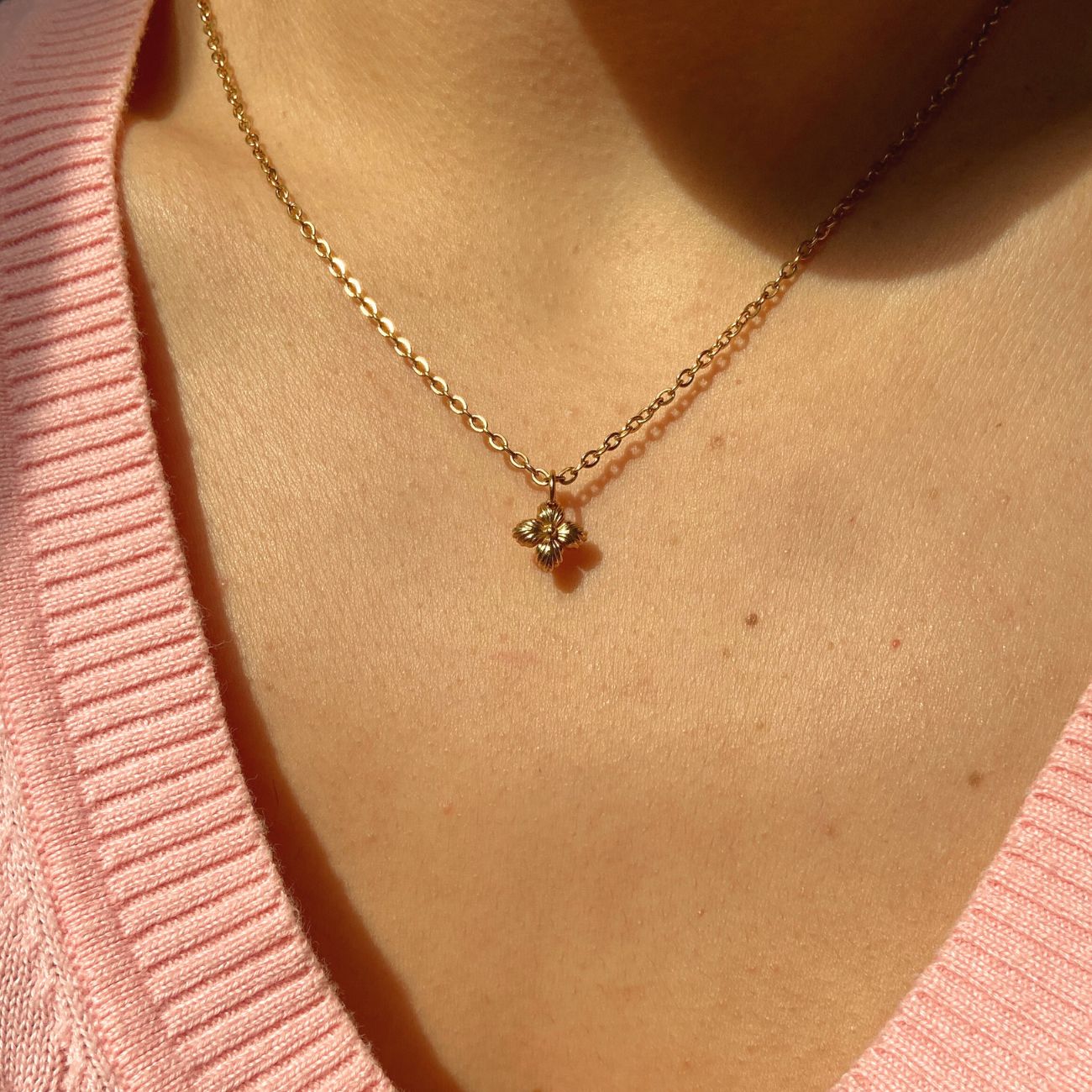 Authentic Louis Vuitton Blooming Pendant- Reworked Necklace