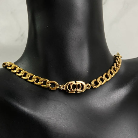 Authentic Dior Pendant- Reworked Choker