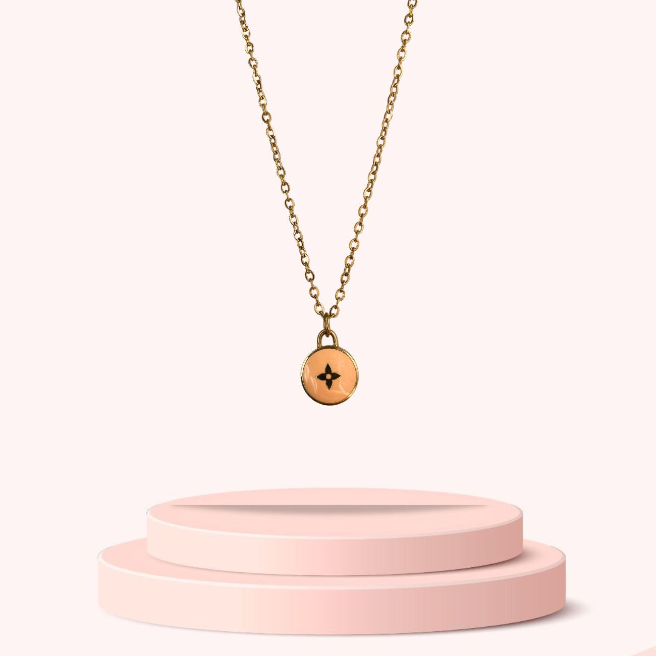 Authentic Louis Vuitton Pastilles Pendant - Reworked Necklace
