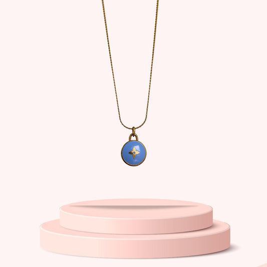 Authentic Louis Vuitton Blue Pendant Pastilles