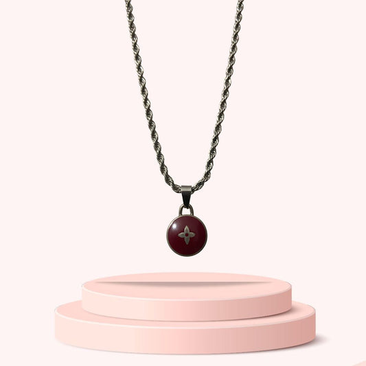 Authentic Louis Vuitton Pendant Reworked Necklace