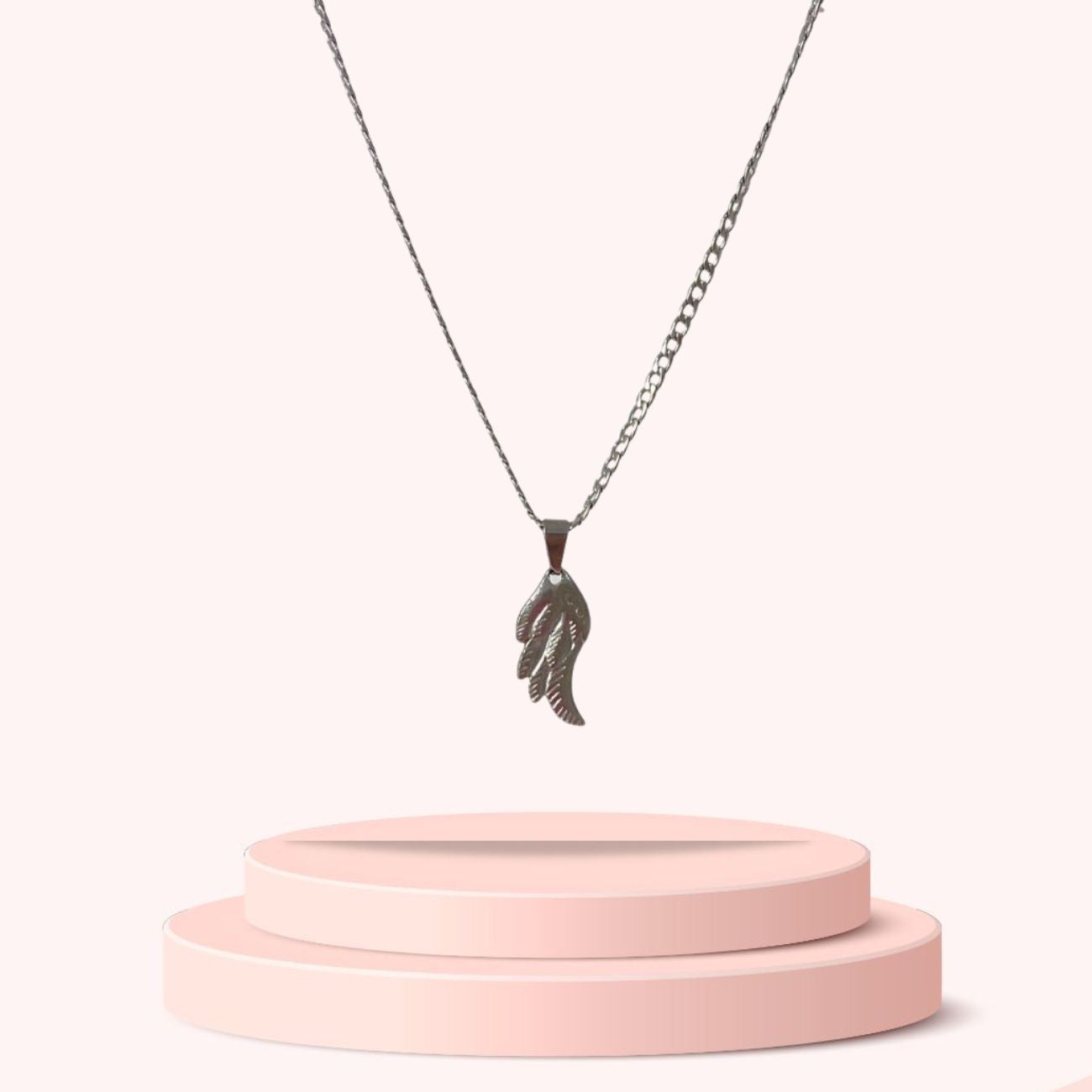 Authentic Dior WIng Pendant Reworked Necklace