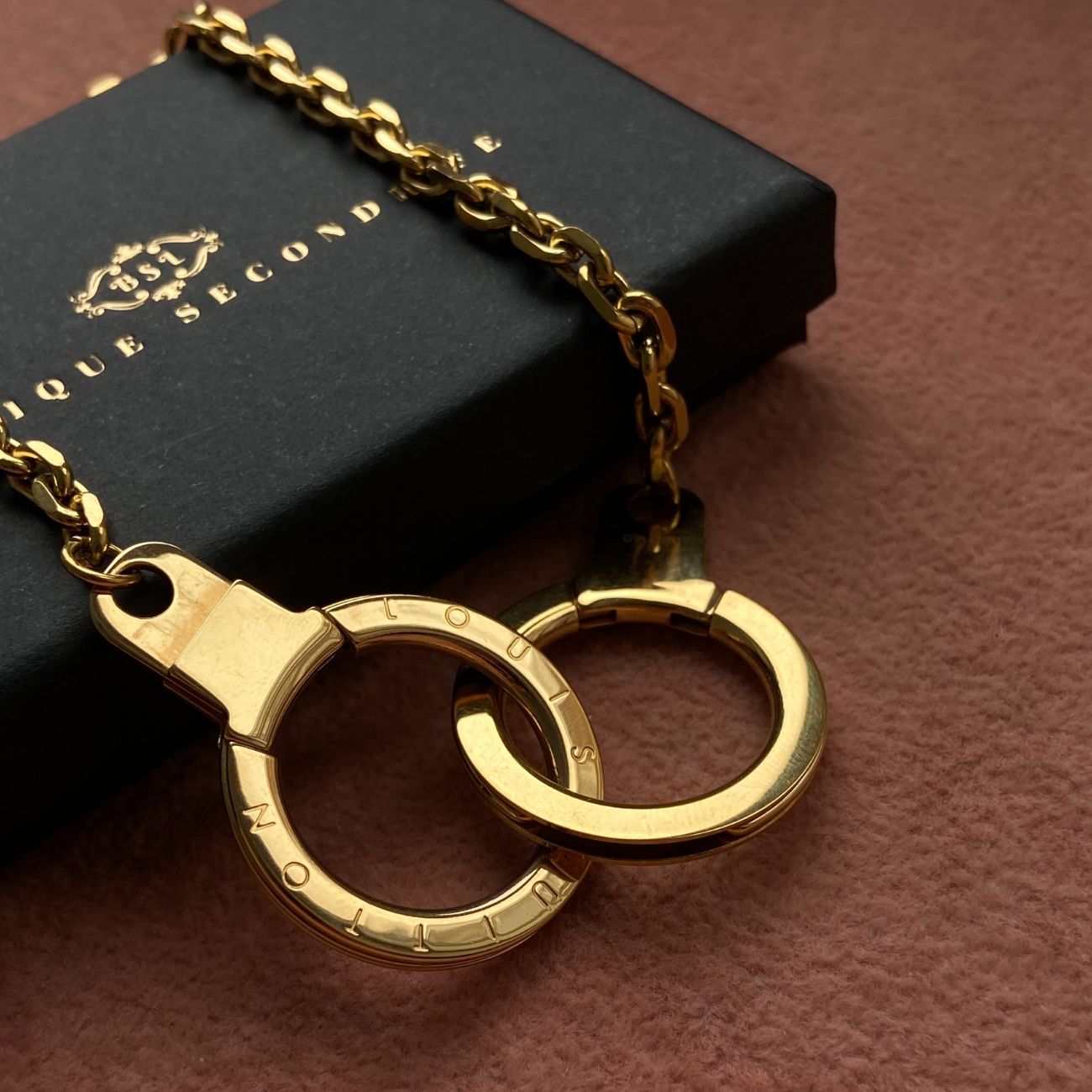 Authentic Louis Vuitton Double Clasp- Reworked Necklace