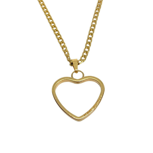 Authentic Louis Vuitton Charm Delicate Heart - Reworked Necklace