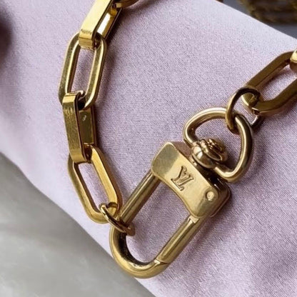 Authentic Louis Vuitton Charm Clasp - Reworked Necklace