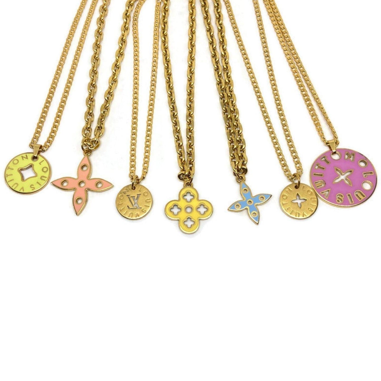 Authentic Louis Vuitton Looping Pendant- Reworked Necklace