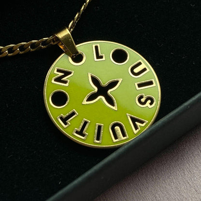 Authentic Looping Louis Vuitton Charm - Necklace