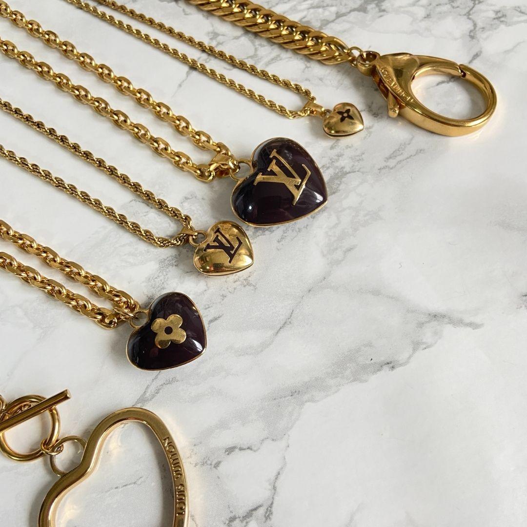 Authentic Louis Vuitton Clasp Charm- Reworked Necklace