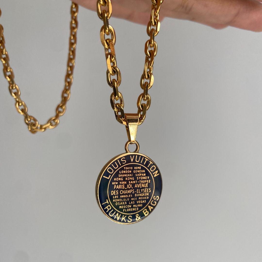 Authentic Louis Vuitton Navy Blue Pendant -Authentic Charm