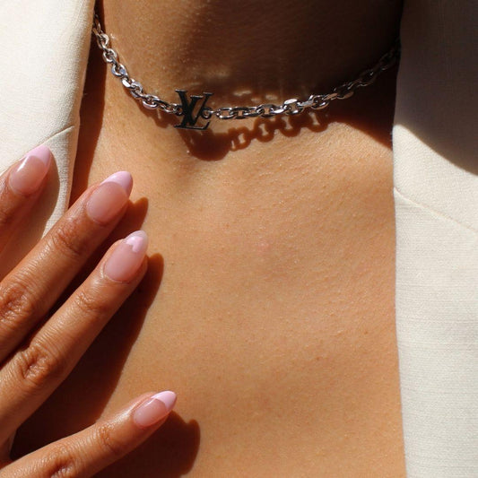 Authentic Louis Vuitton Pendant- Reworked Choker