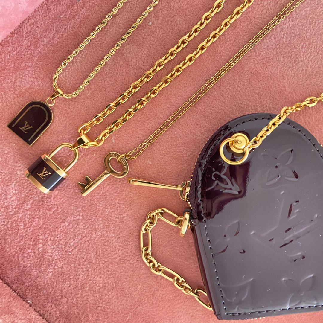 Authentic Louis Vuitton Key Pendant Reworked Pendant